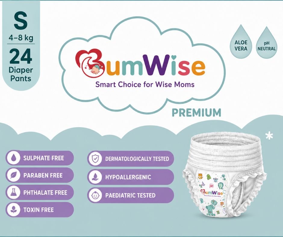 BumWise Small Baby Diaper Pants
